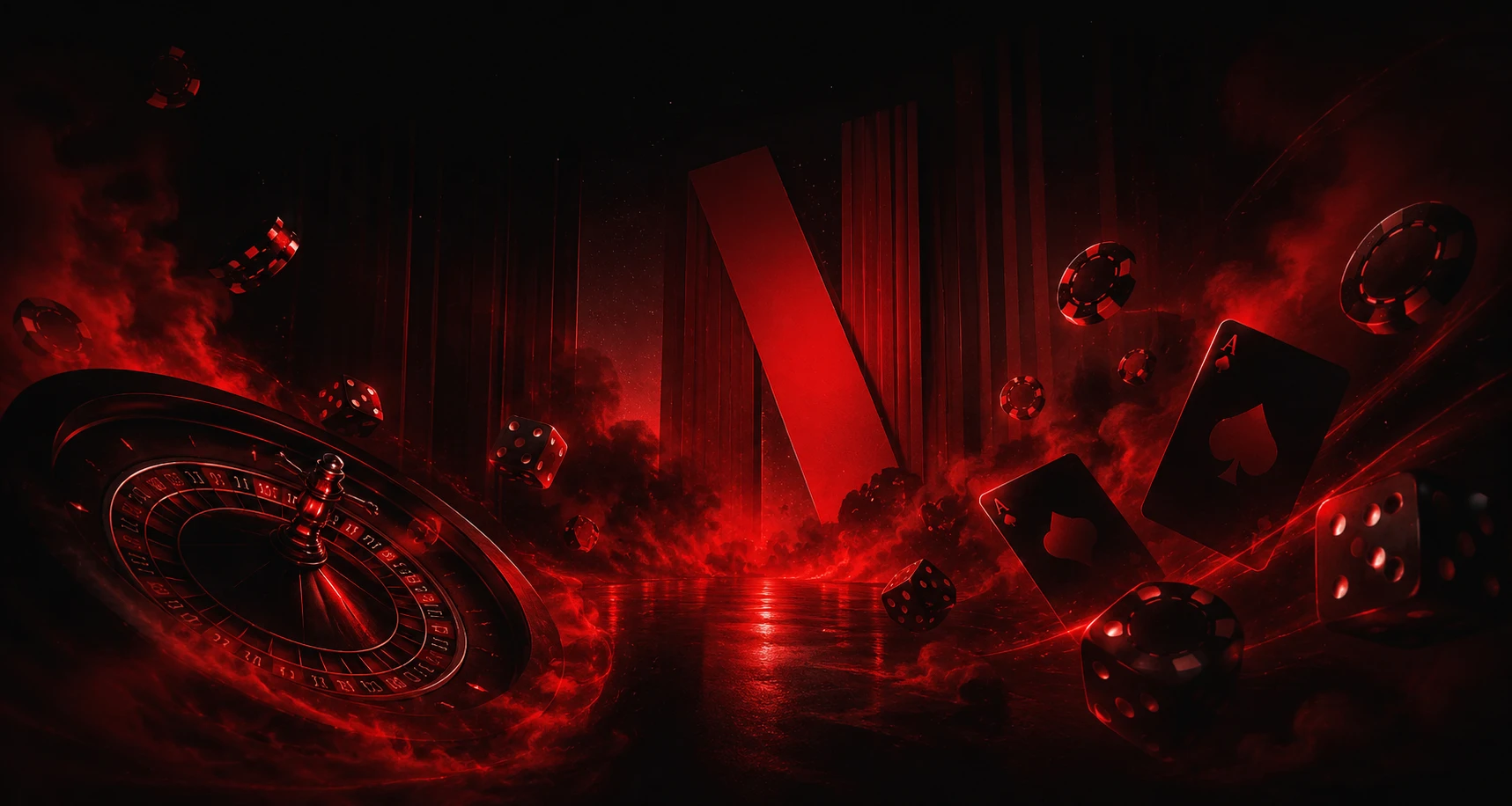Visuele wereld van Netflix Casino